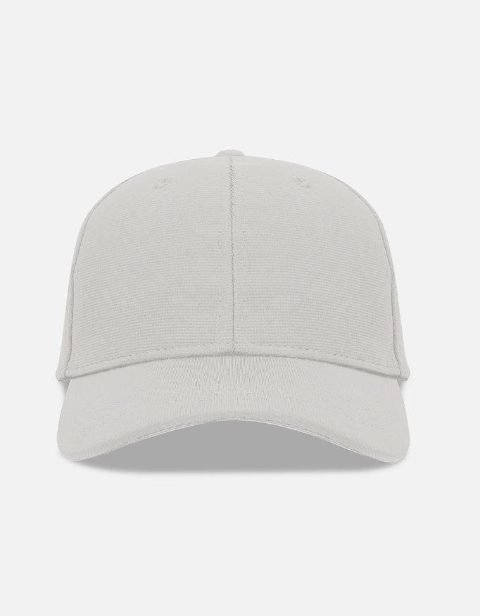 Knytra grey ottoman baseball cap with curved brim and minimal front design
