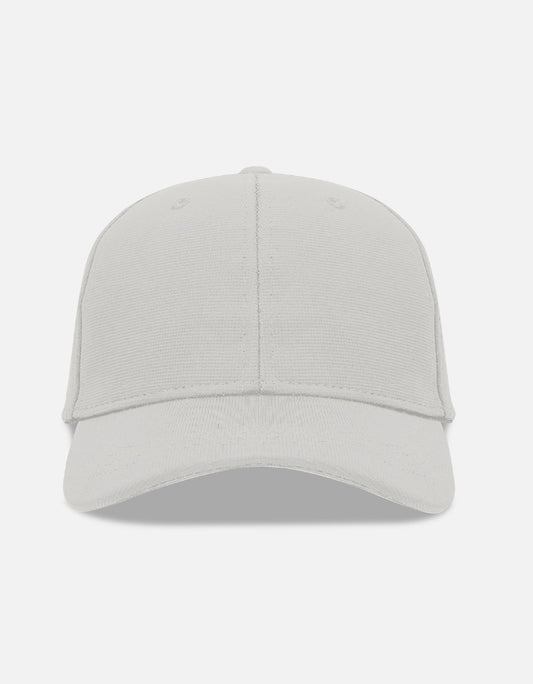 Knytra grey ottoman baseball cap with curved brim and minimal front design