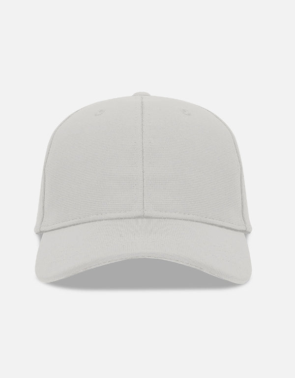 Knytra grey ottoman baseball cap with curved brim and minimal front design